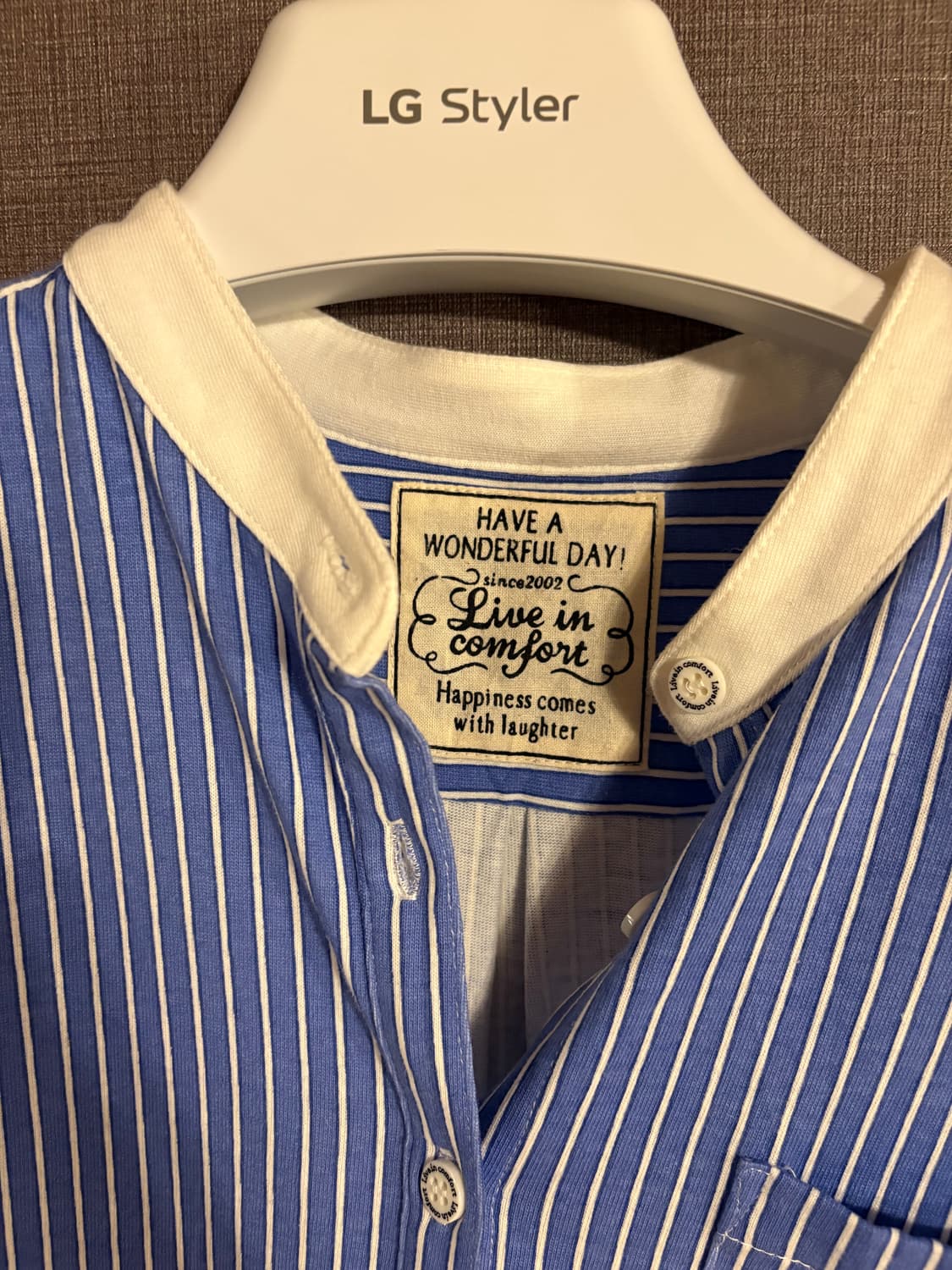 💙 Live in comport(japan)스트라이프셔츠/새상품 상품이미지2