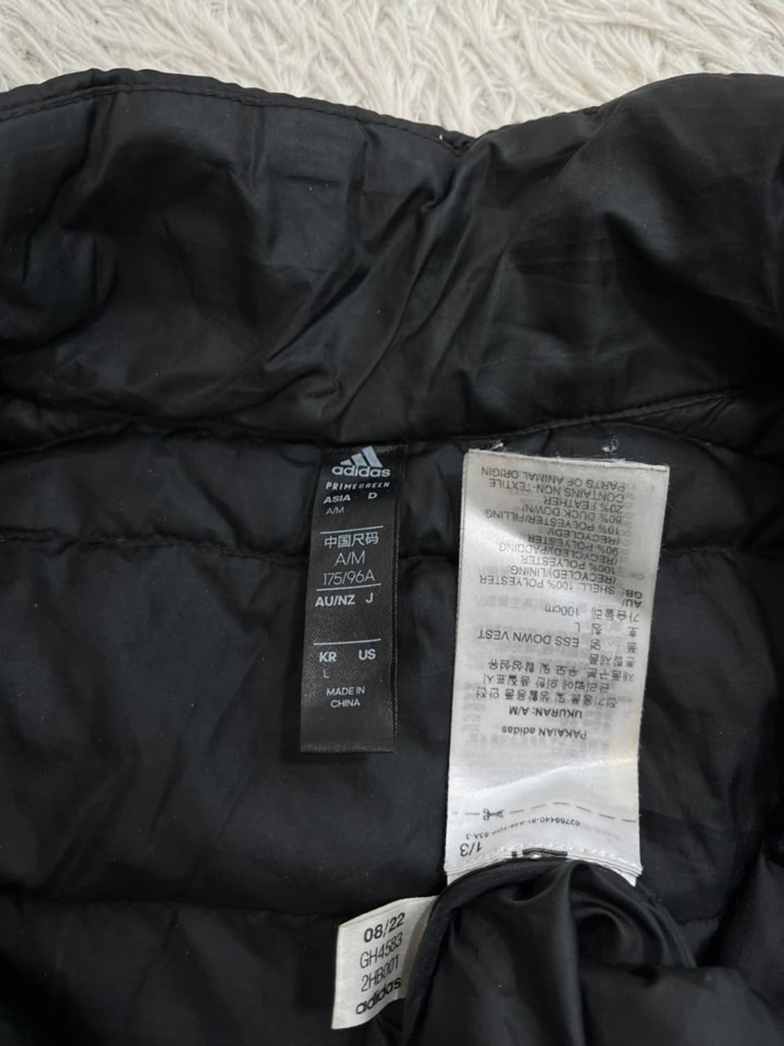 아디다스 덕다운 경량 패딩 조끼/#289 상품이미지5