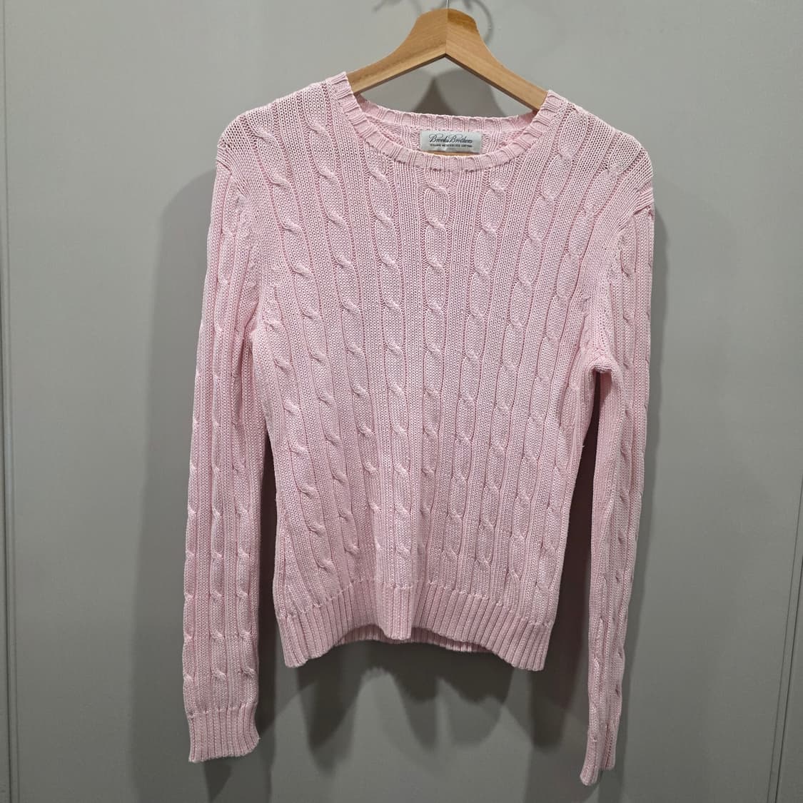 브룩스브라더스 이탈리안 코튼 니트 스웨터 상품이미지1