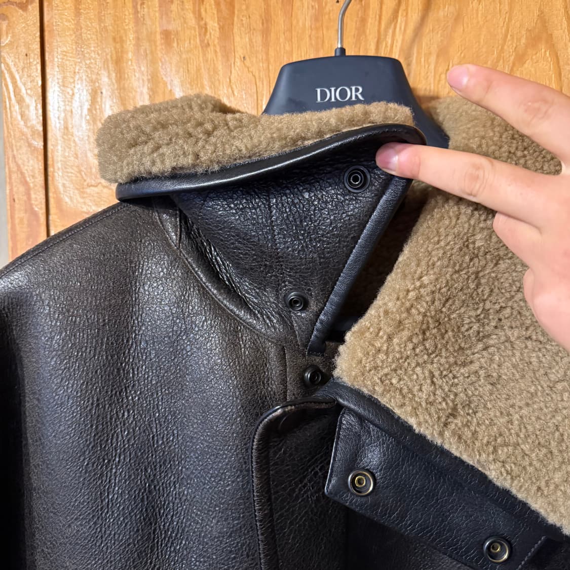 새상품) 르메르 25 f/w 시어링 에스프레소 코트 자켓  상품이미지8