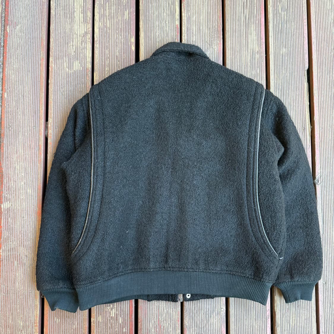 LANCASTER 털 블랙 봄버 자켓 상품이미지3