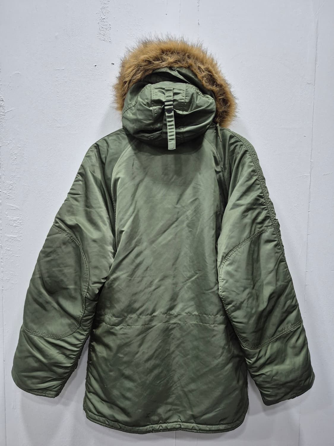 알파 인더스트리 N-3B 파카 점퍼 남성(S)95~100사이즈 상품이미지4