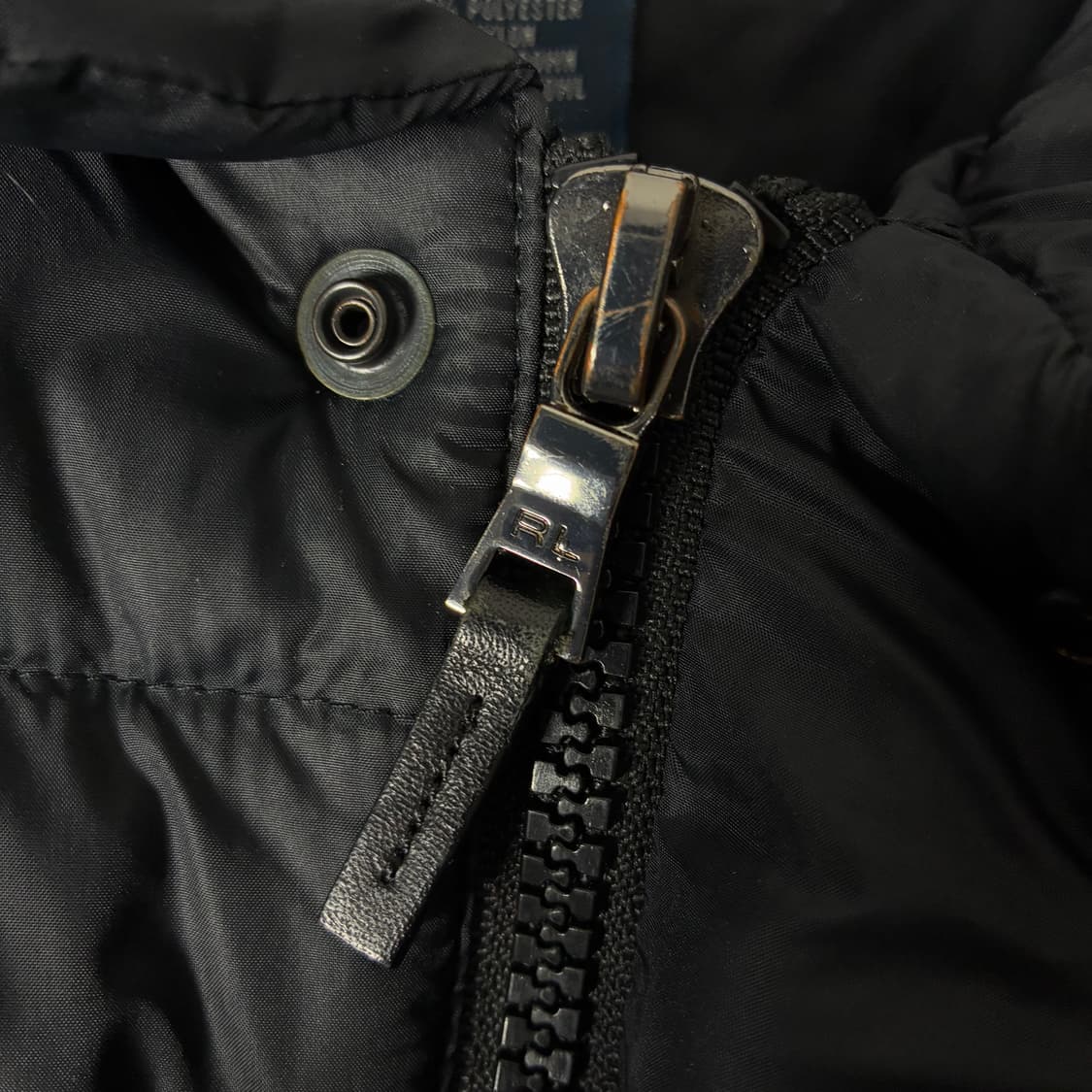 Polo  폴로 랄프로렌 자수 블랙 다운 패딩 베스트 상품이미지5