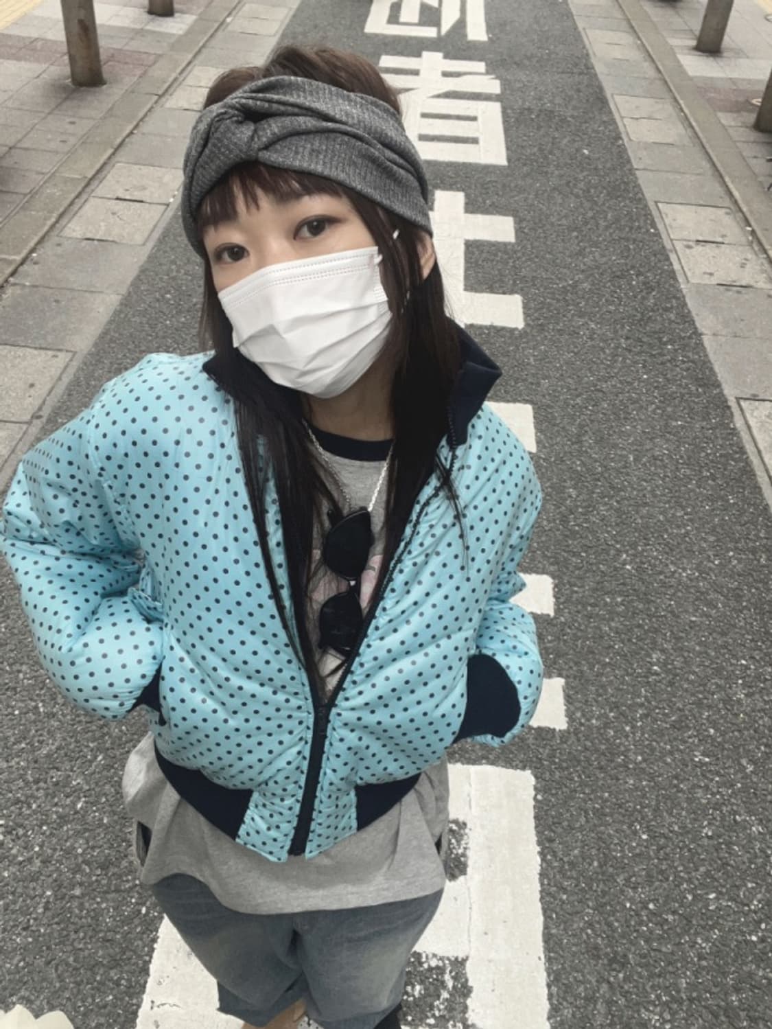 김아홉 도트패딩 상품이미지1