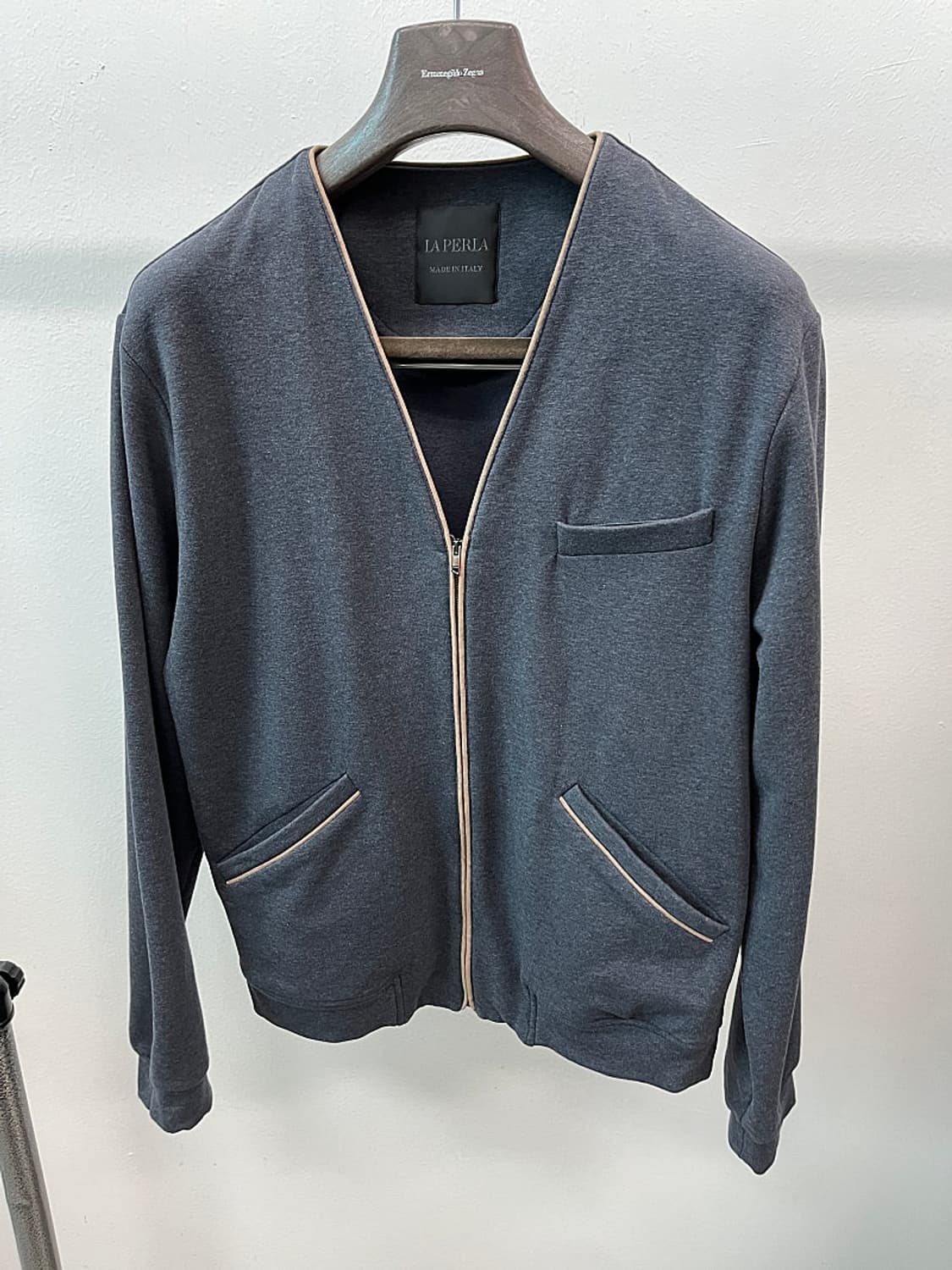 100) 라펠라 이태리 집업가디건  상품이미지2