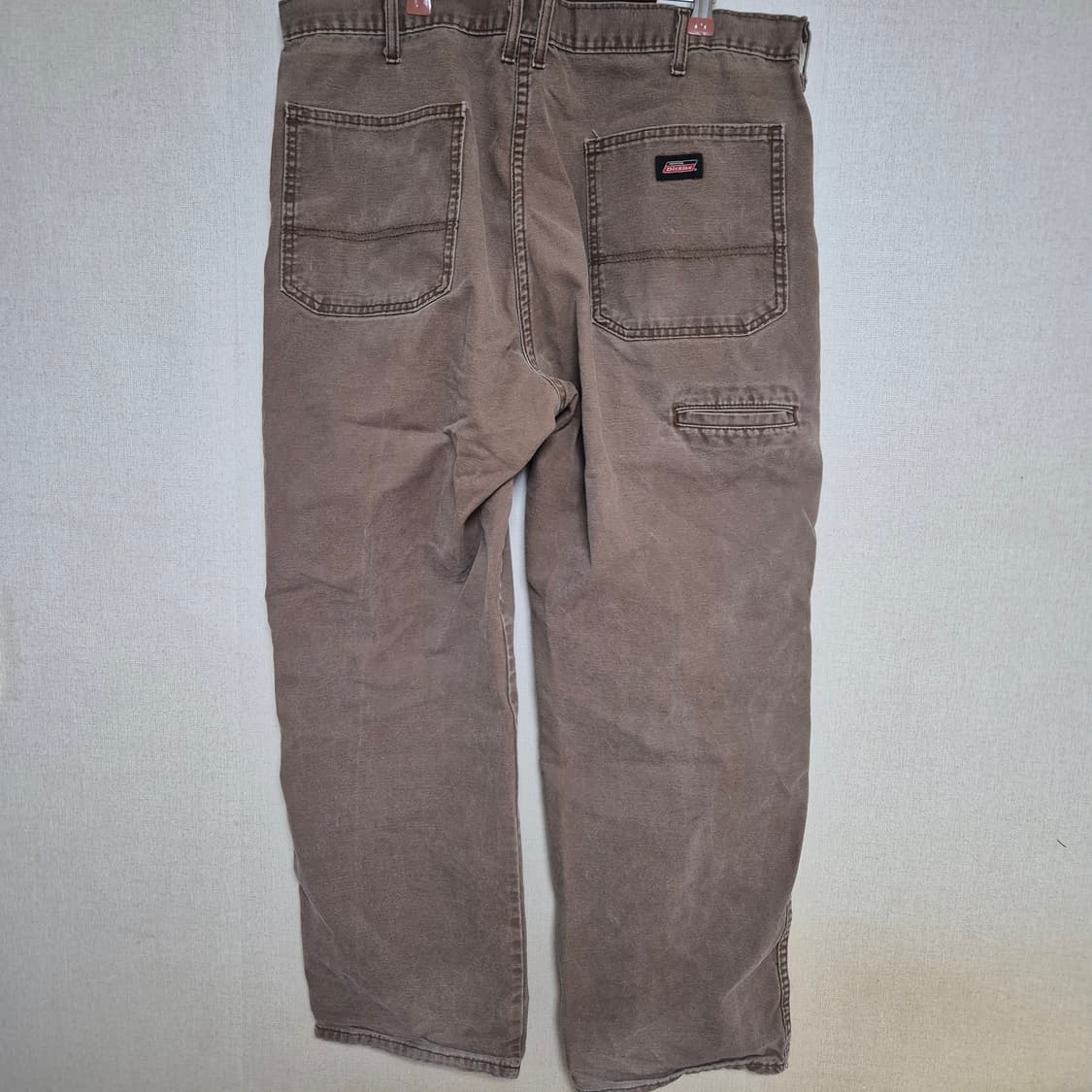 디키즈 Dickies 하드 워싱 브라운 캔버스 카펜터 팬츠 상품이미지2