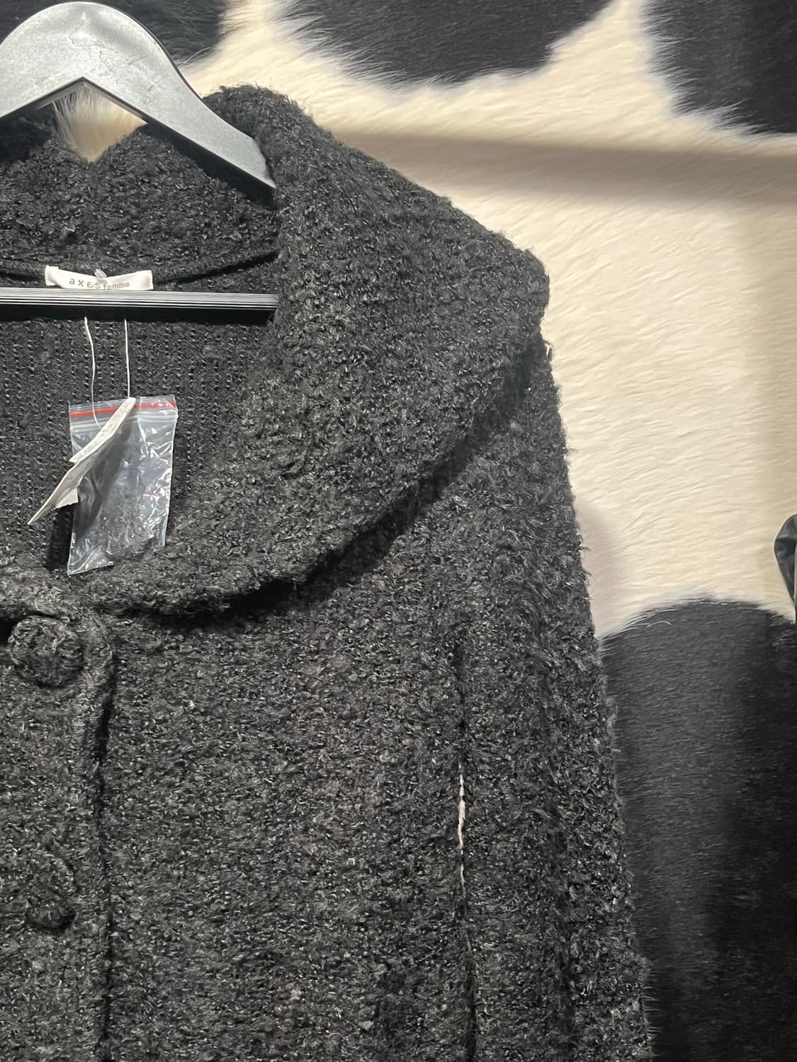 액시즈팜 빅 카라 레이스 가디건 상품이미지5