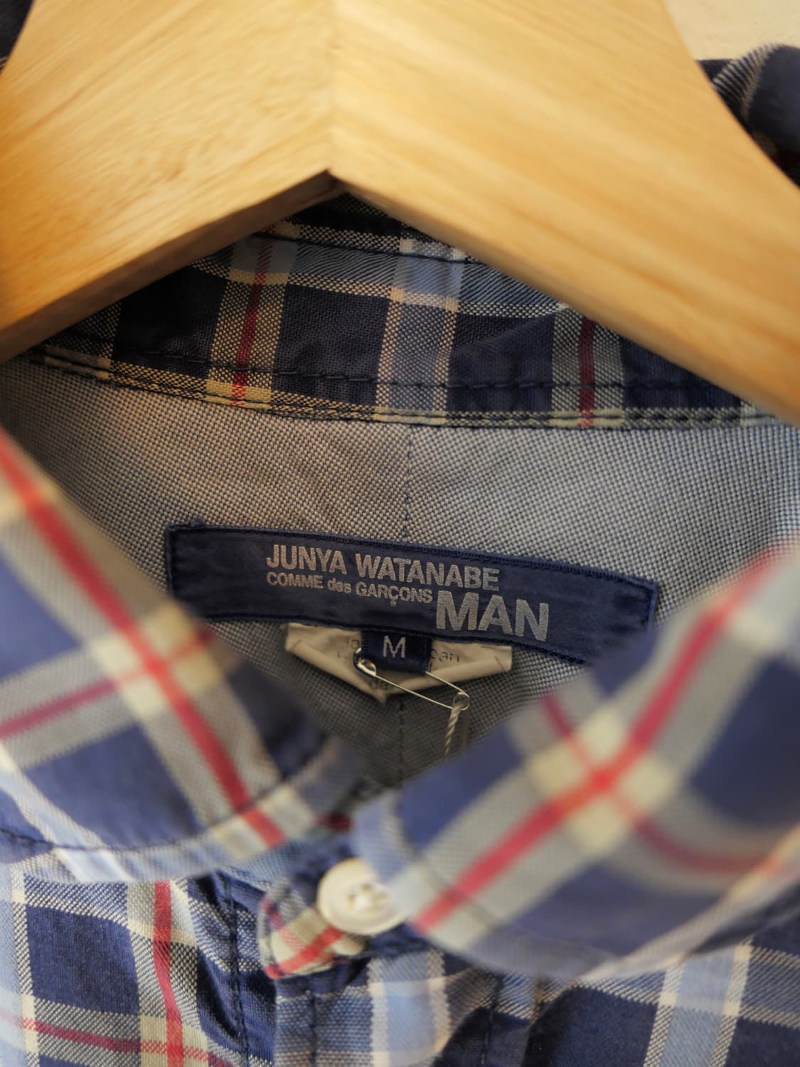 준야 와타나베 셔링 체크 셔츠 상품이미지3