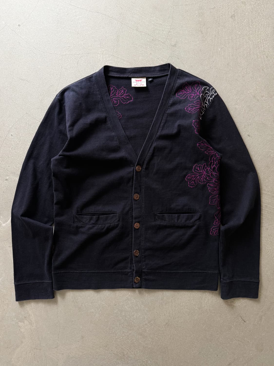 JAPANESE GLASIC SCRIPT Cardigan  상품이미지1