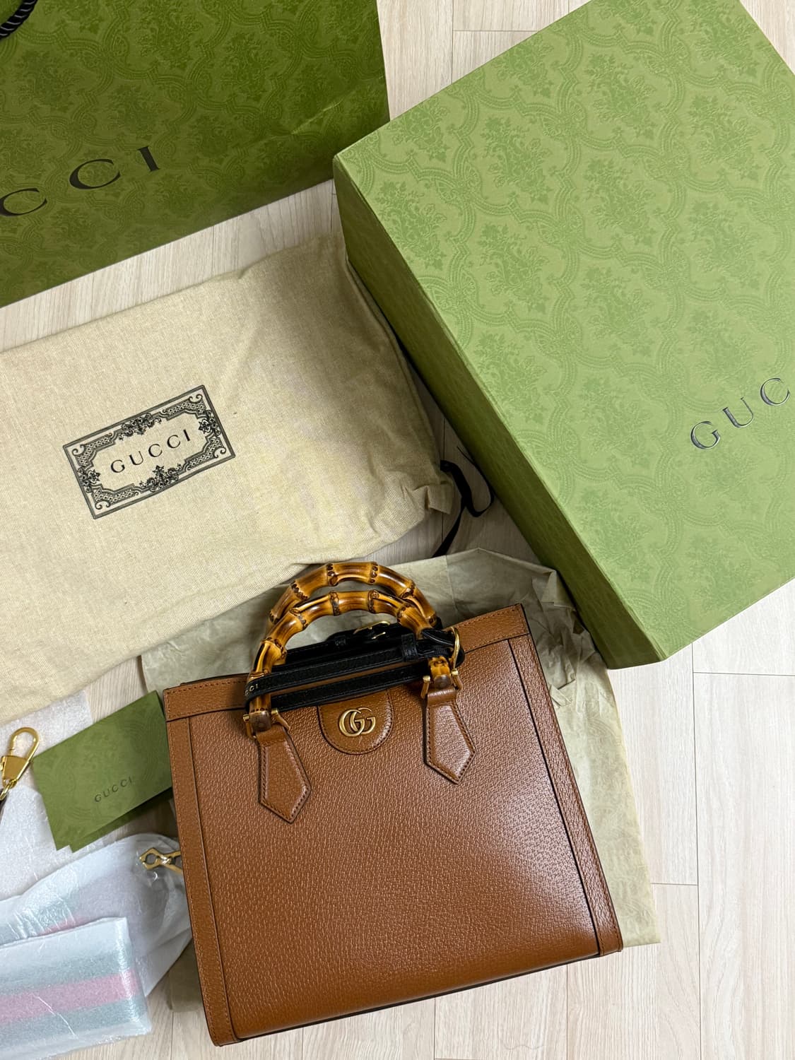 구찌브라운다이애나토틀백세트 상품이미지2