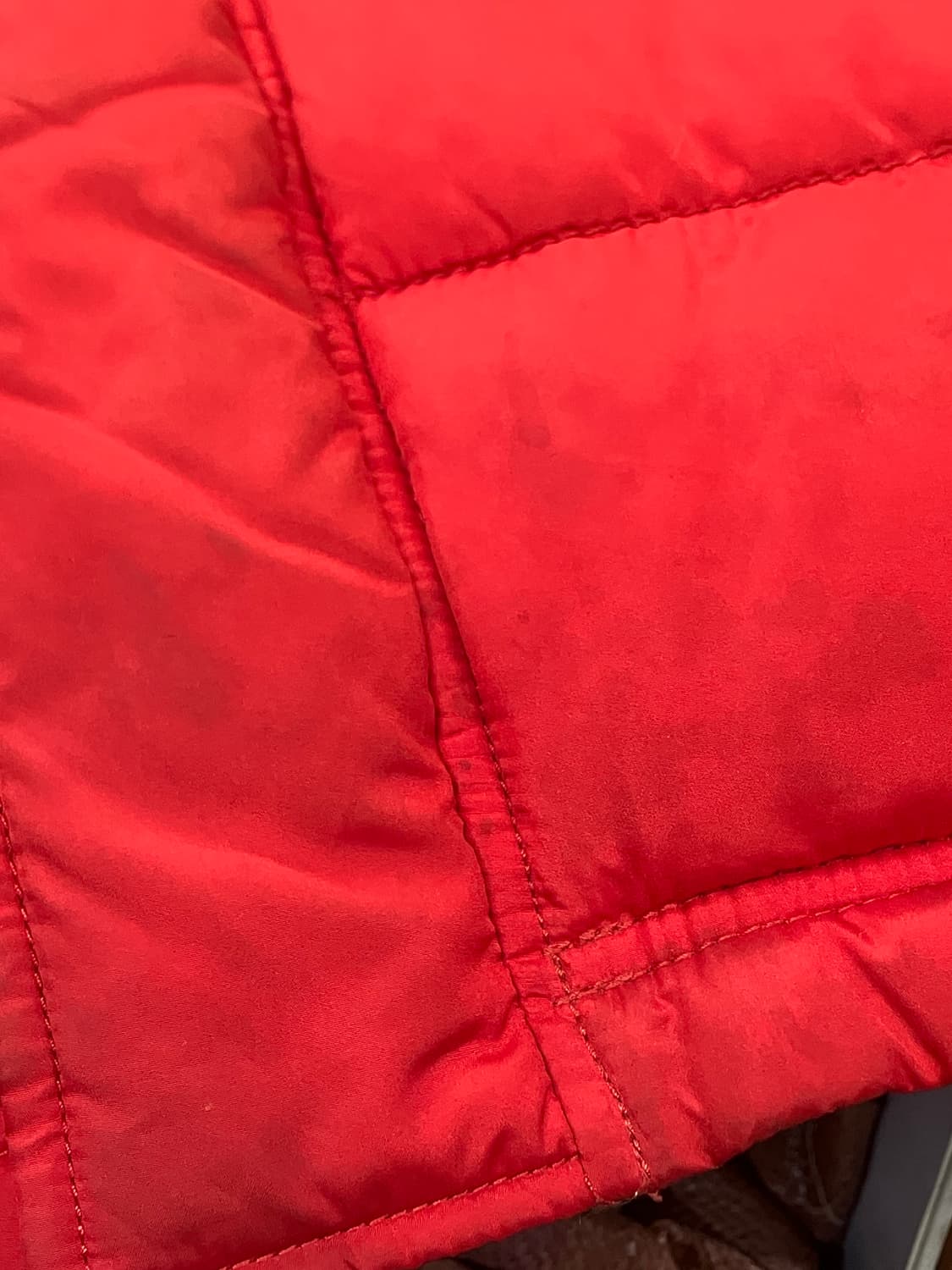 아베크롬비 양털 패딩 조끼 레드 XL #csz2231 상품이미지8