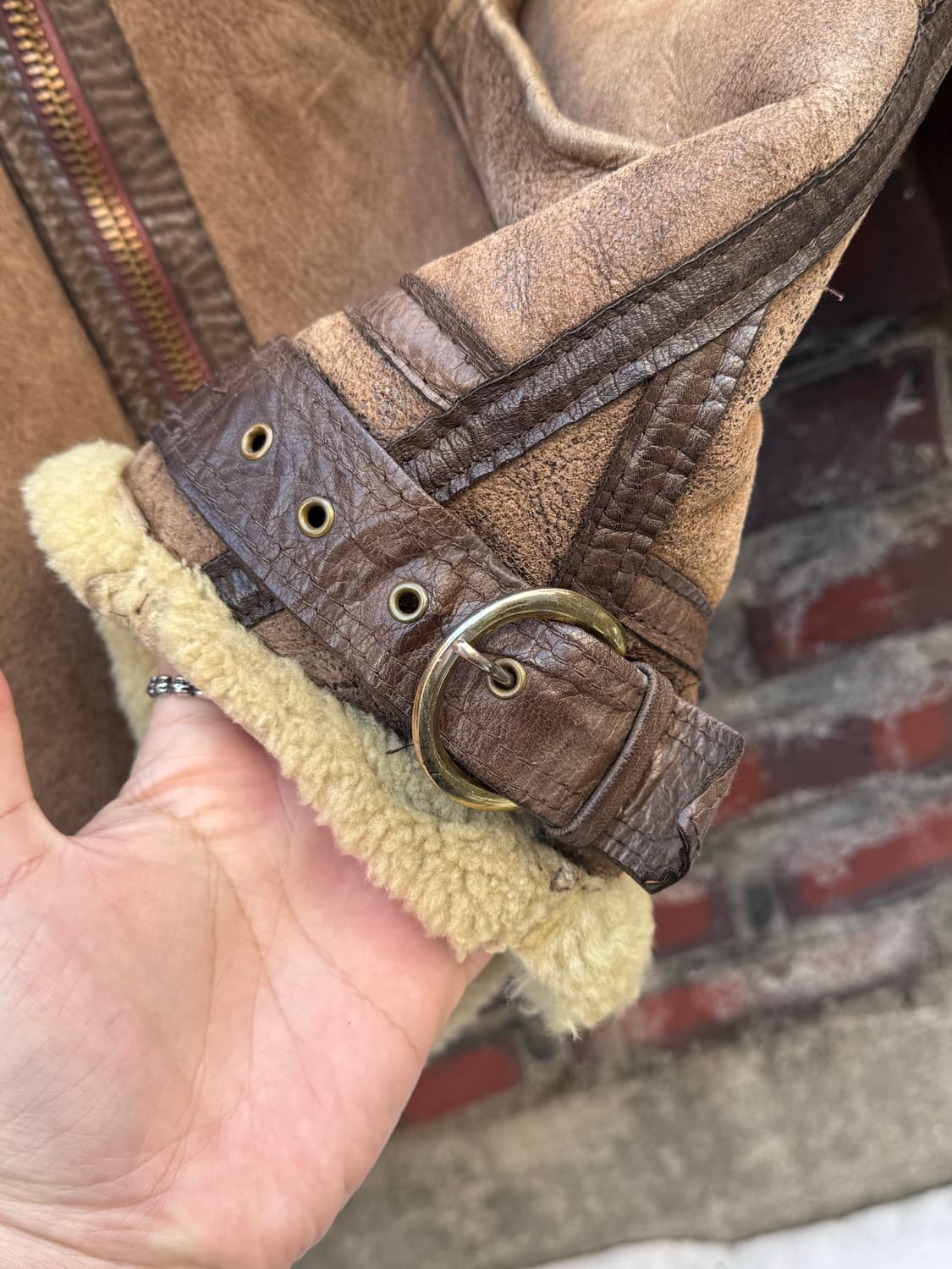 미공군 오리지널 양가죽 B-3 무스탕  상품이미지9