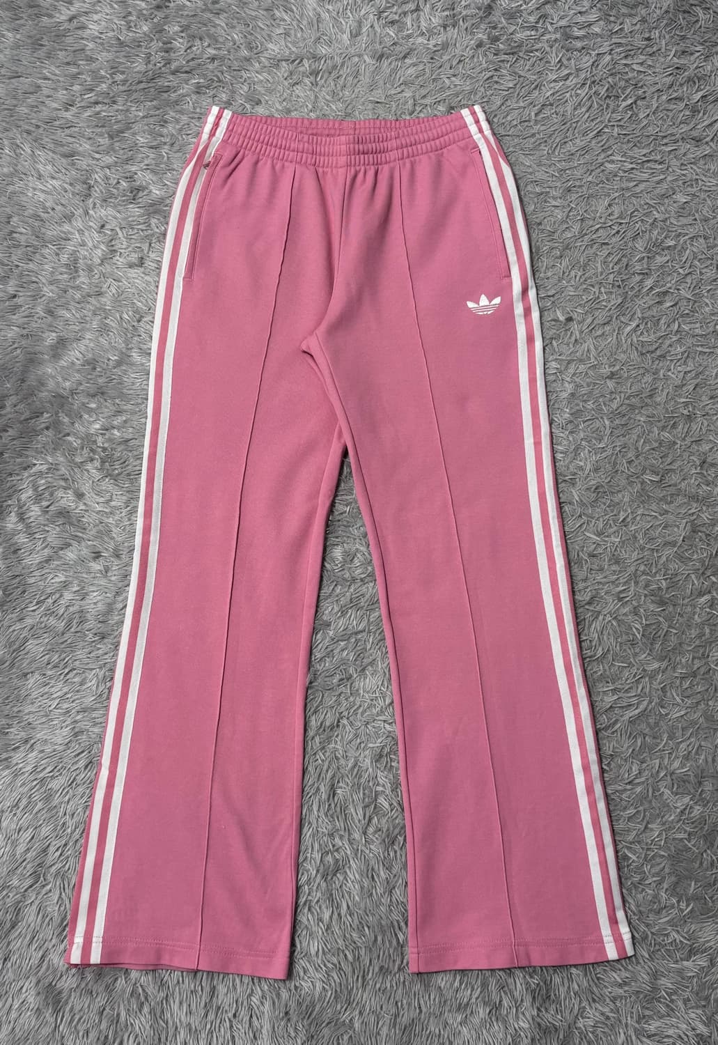 아디다스 핑크 삼선 세미부츠 팬츠 상품이미지2