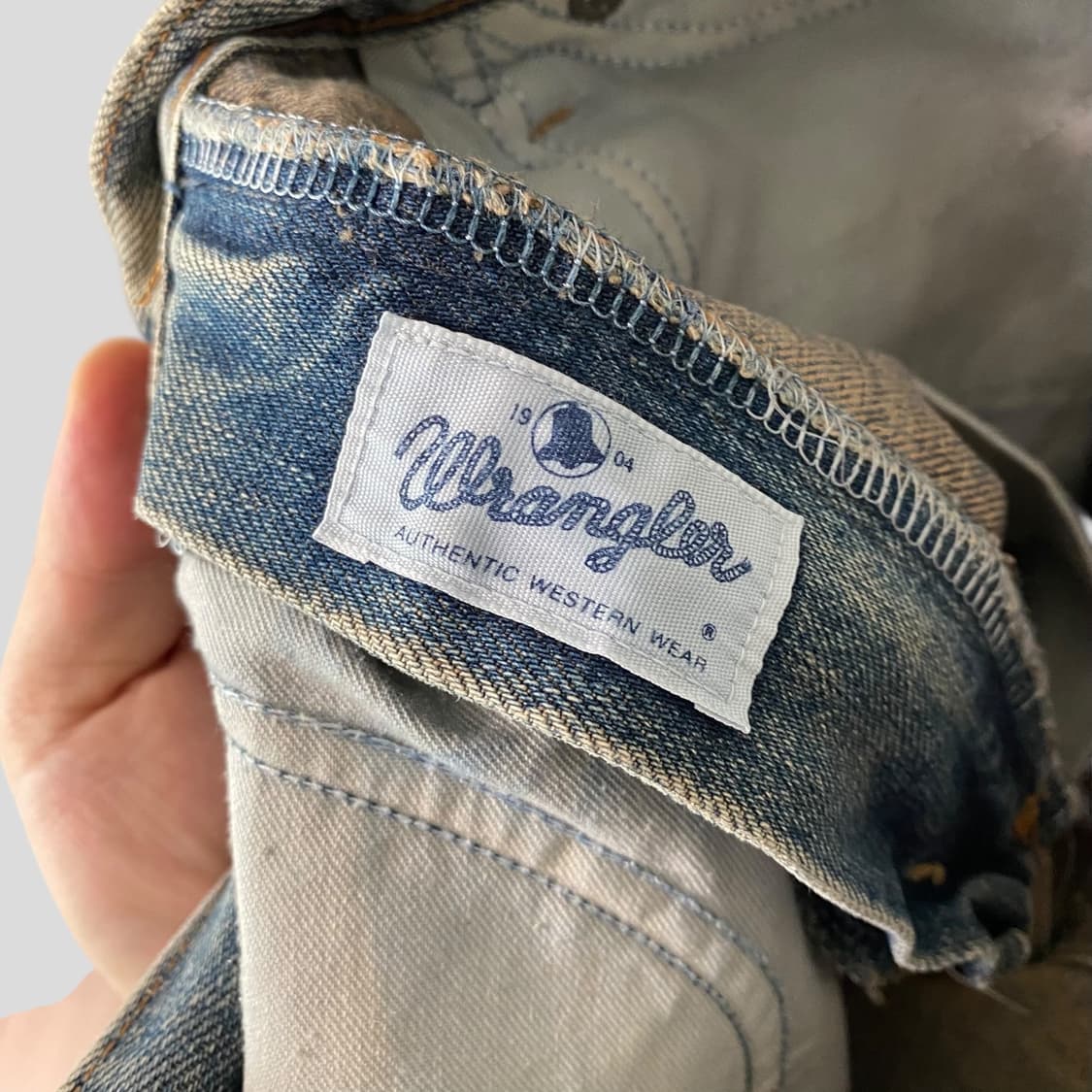 (29)WRANGLER 랭글러 M1721 블루벨 셀비지 데님 청바지 상품이미지9