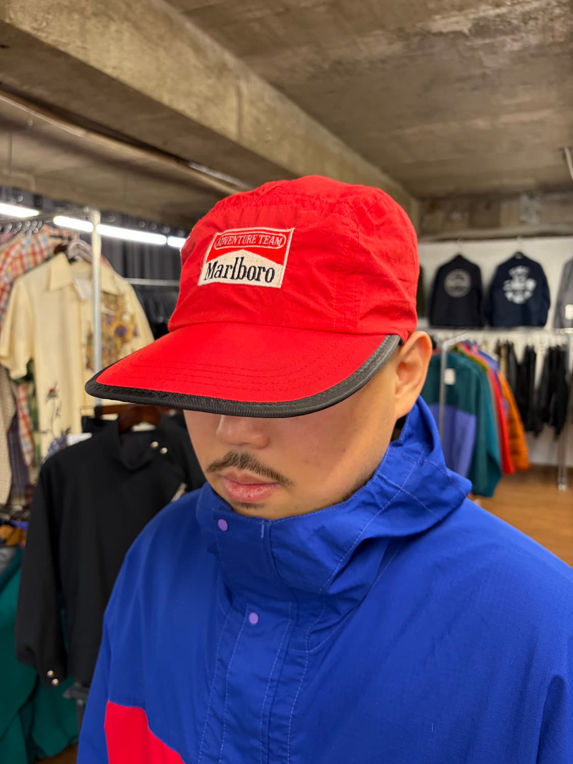 90s 말보로 어드벤처 팀 나일론 롱빌캡 상품이미지8