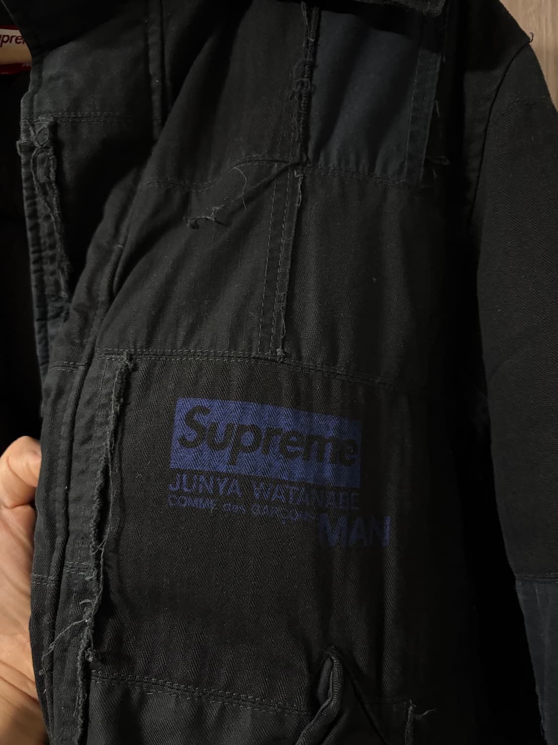 슈프림 준야 와타나베 푸퍼 패딩 블랙 M 상품이미지5