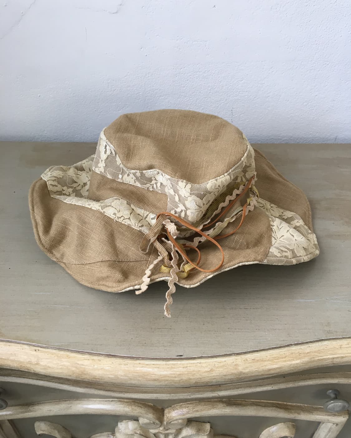 lace trimming hat 상품이미지3