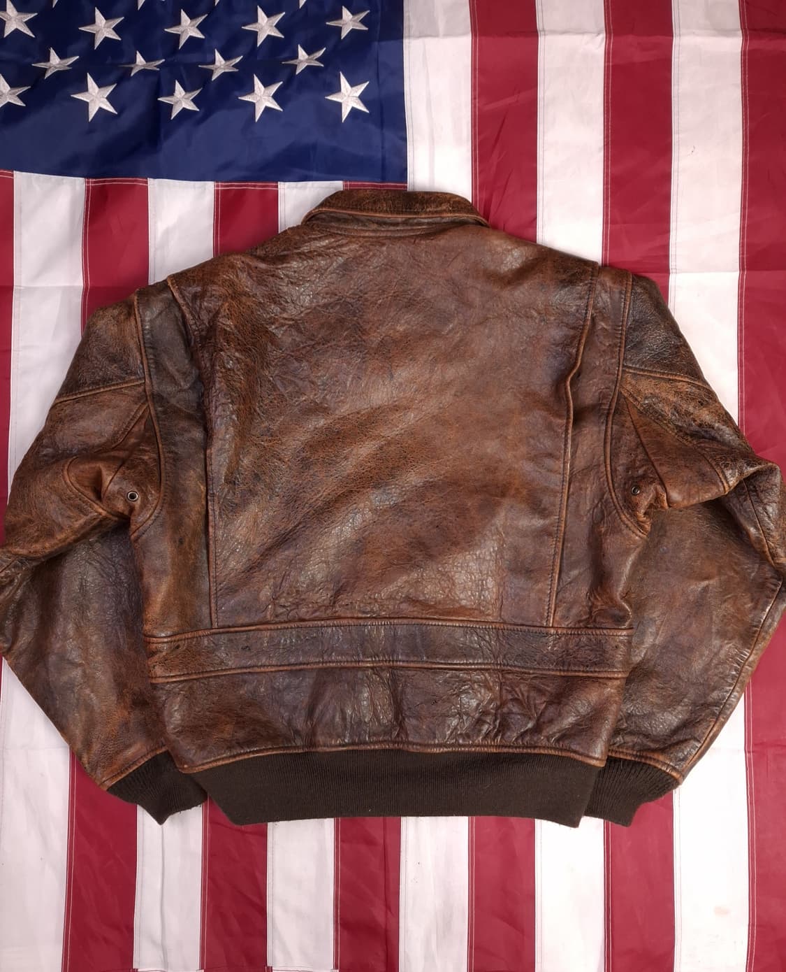 오리지날 아비렉스 미해군 G-2 리얼레더 항공자켓 상품이미지9