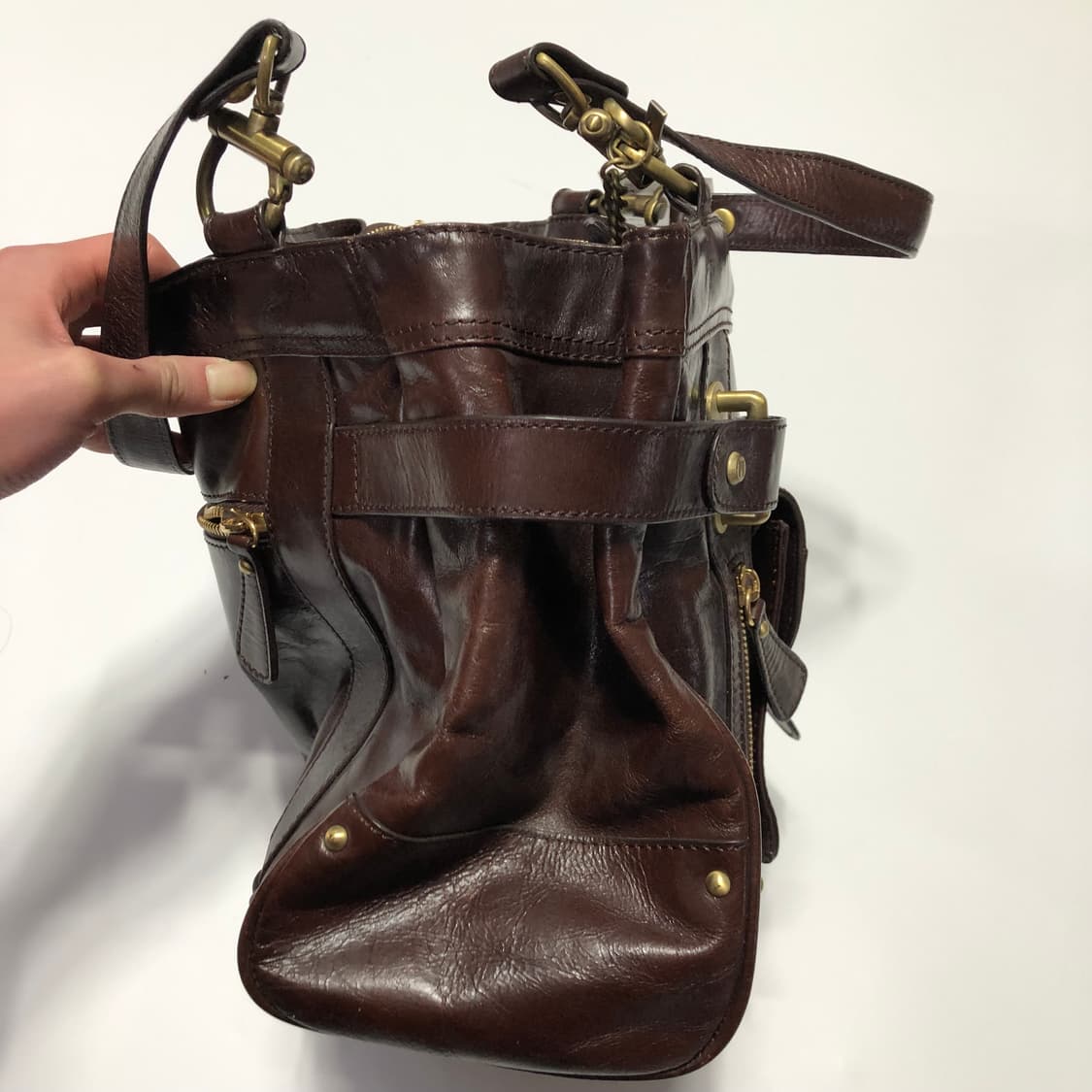 미쏘니 웨스턴 레더백  상품이미지5