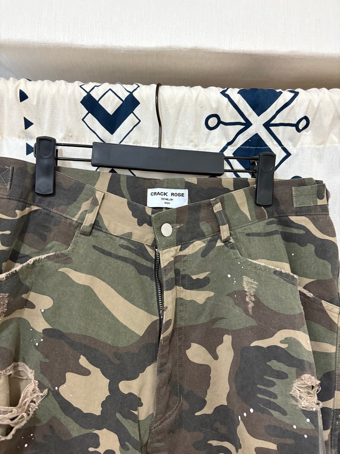 크랙로즈 / 레이어드 프린팅 카모플라주 팬츠 상품이미지8