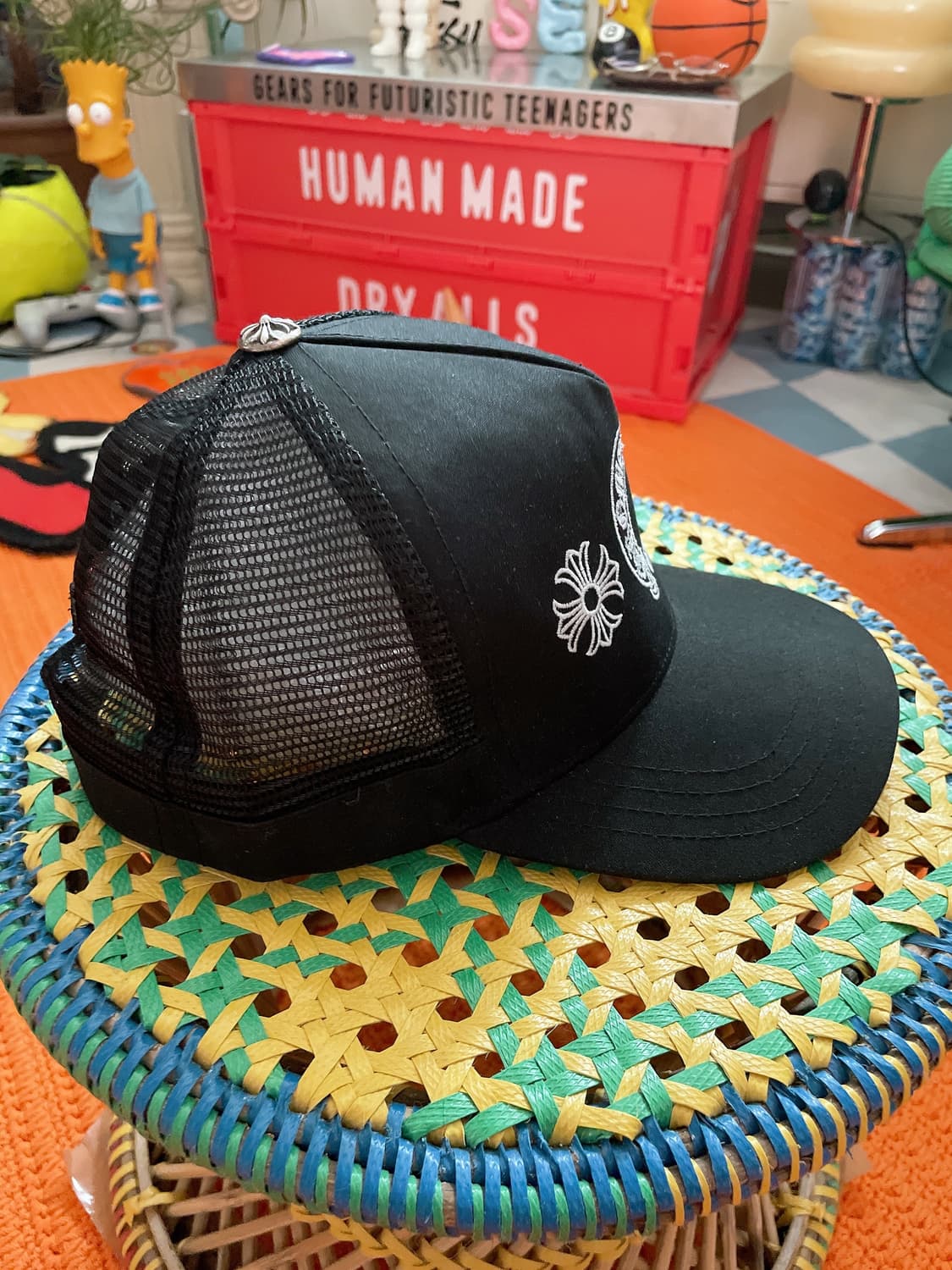 올드 크롬하츠 메쉬 캡 상품이미지3