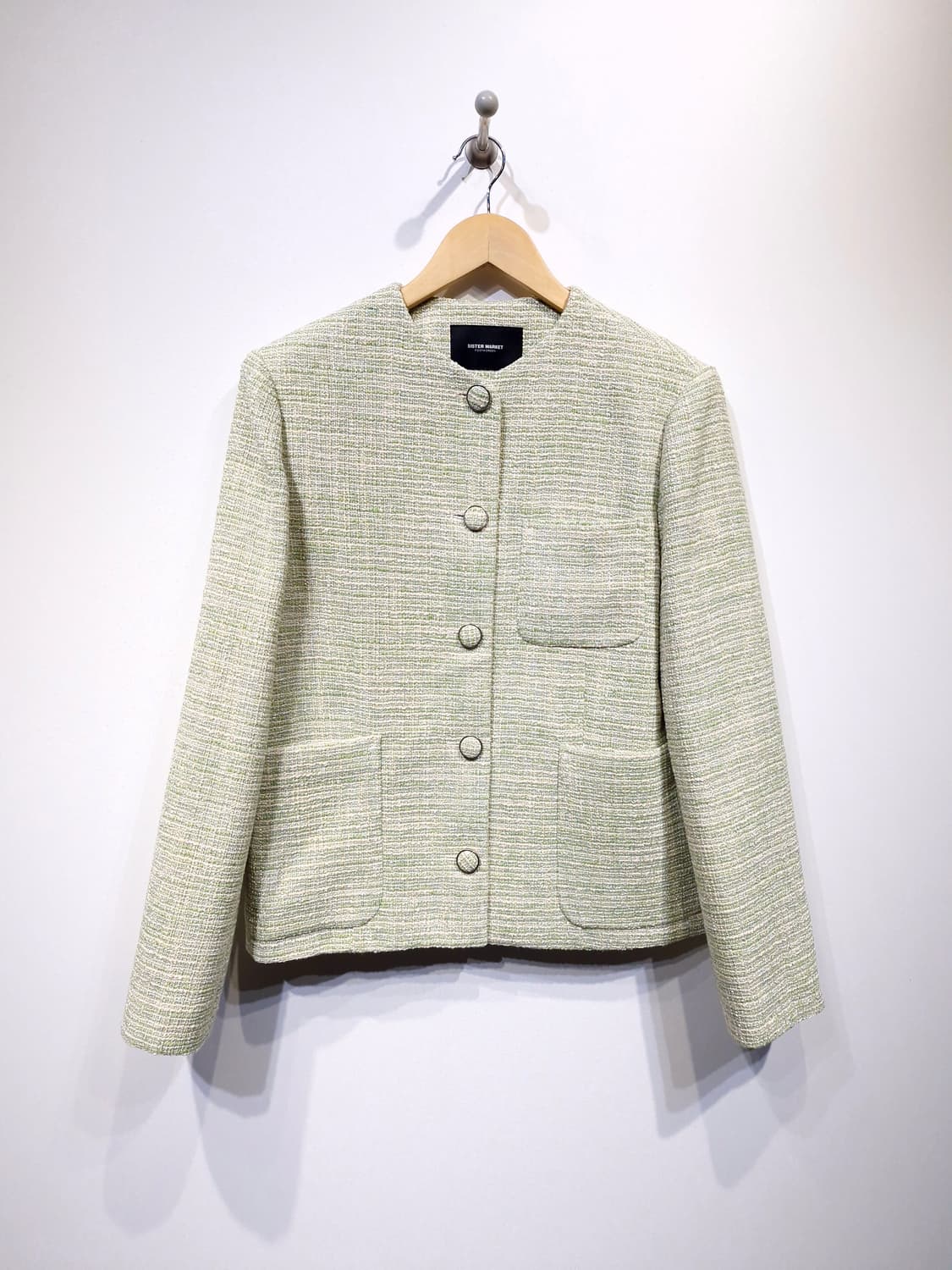 [새상품]시스터마켓 라운드 트위드자켓(M) 상품이미지1