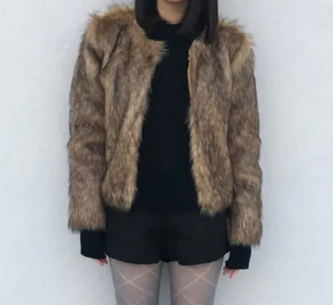 브라운 후크 퍼자켓 상품이미지2