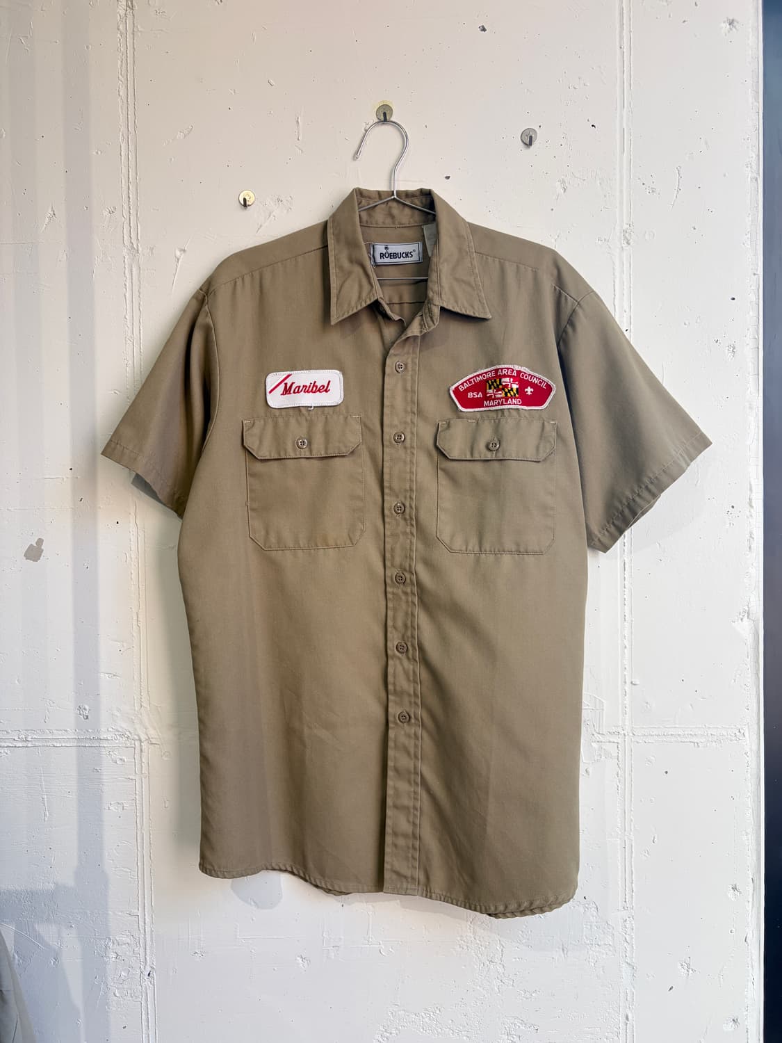 80's ROEBUCKS short sleeve shirt 상품이미지1