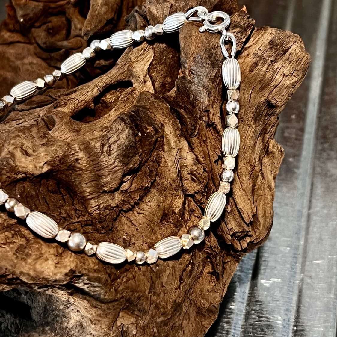 실버 비즈 팔찌 인디언주얼리 네이티브아메리칸 상품이미지3