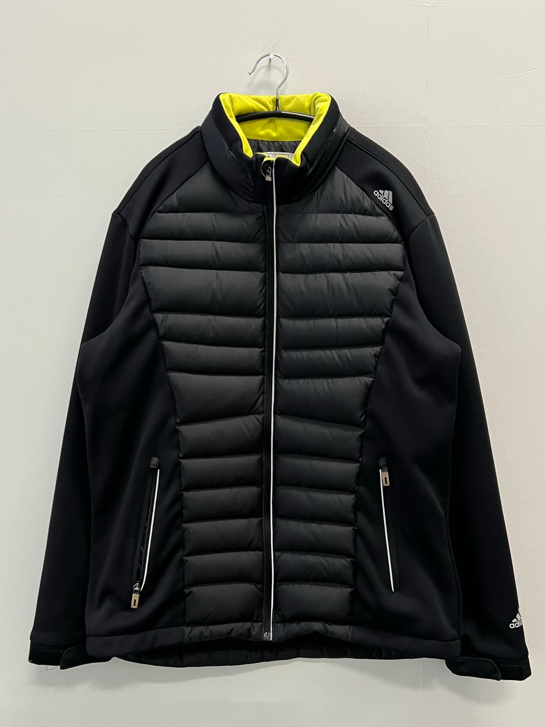 아디다스 골프 덕다운 경량 패딩 집업 블랙 상품이미지2