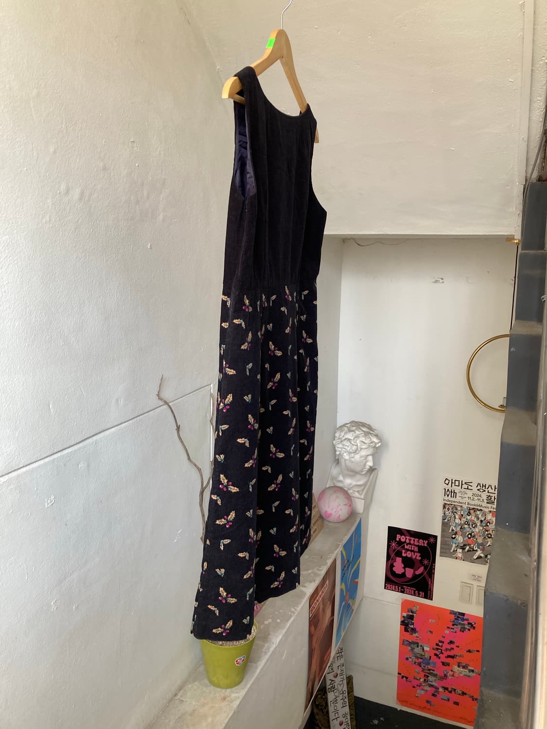 골덴 나시 패턴 원피스 상품이미지8