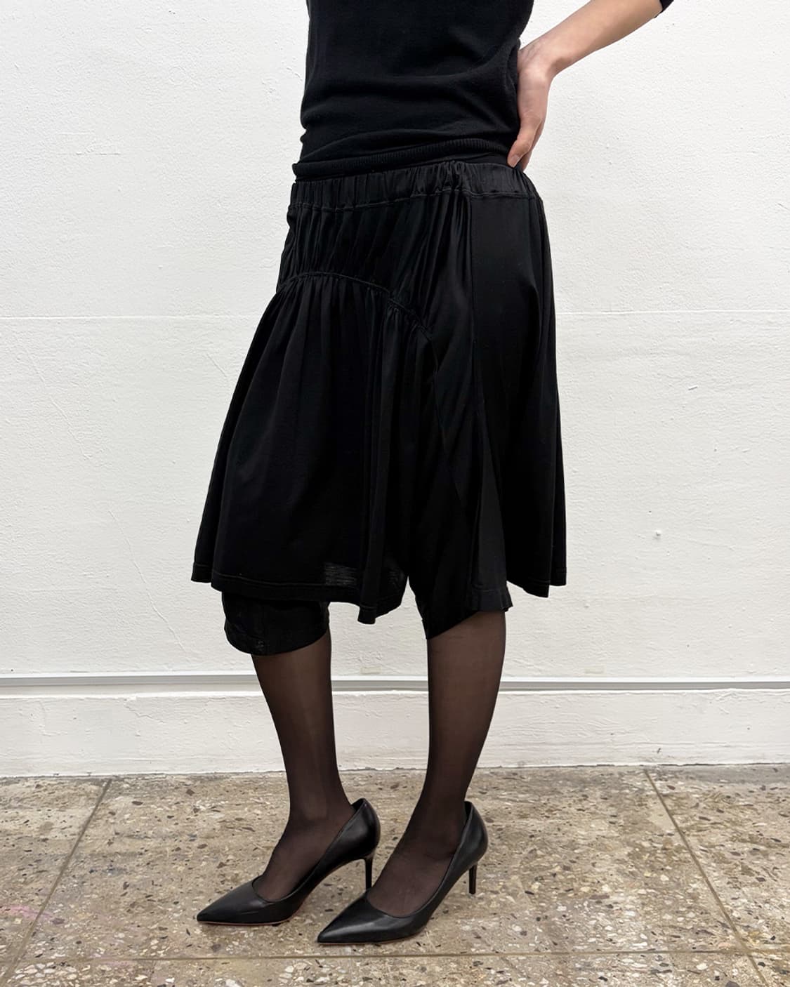 주카 비대칭 스커트-팬츠 상품이미지2