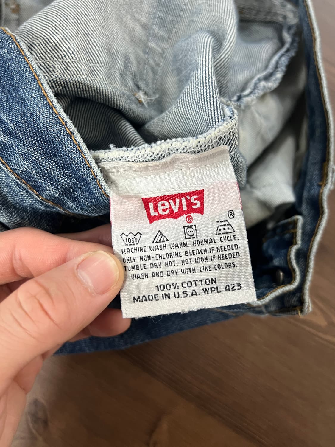 90s USA Levis 리바이스 501 스트레이트 데님 팬츠 상품이미지6