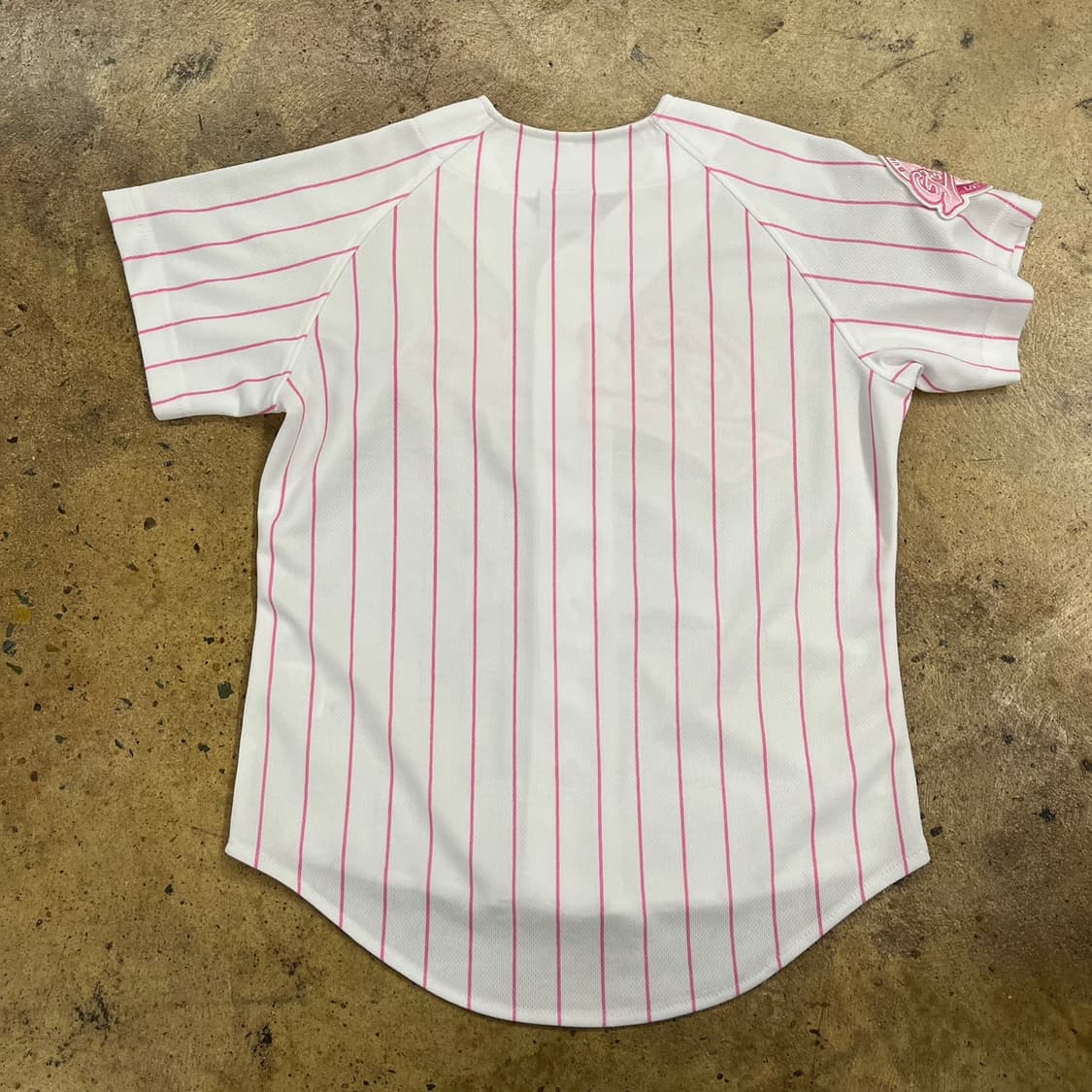 [7]마제스틱 샌프란시스코 롯데 자이언츠 핑크 유니폼 b17 상품이미지3