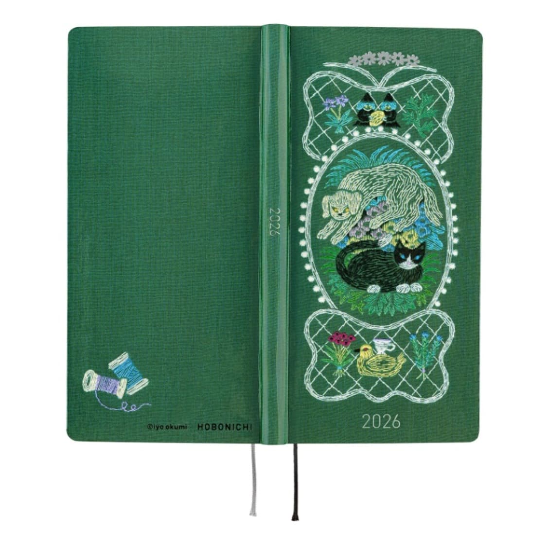 호보니치 다이어리 - 마이스토리 그린 자수 고양이 상품이미지1