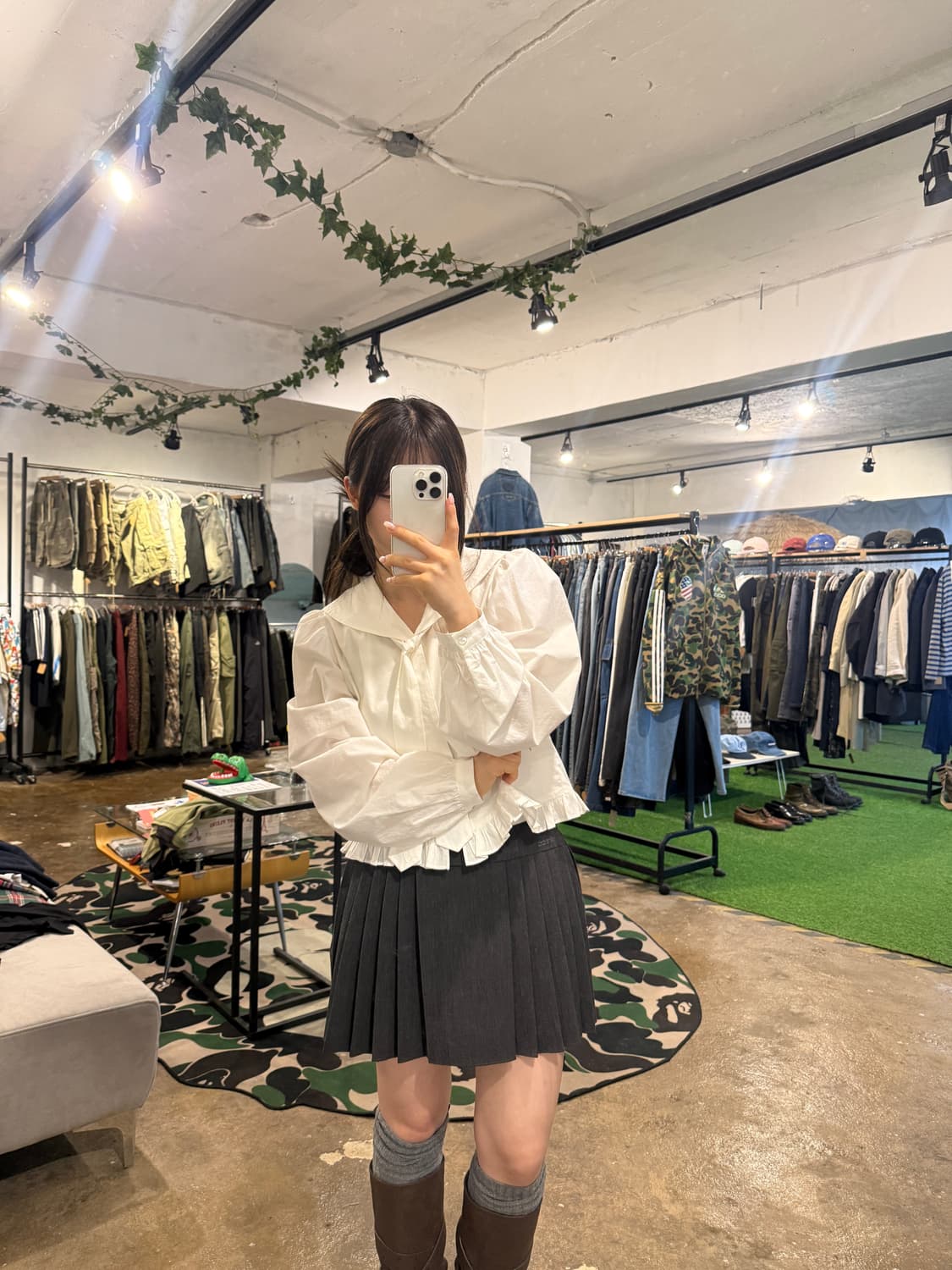 포에토 세일러 카라 블라우스 상품이미지3