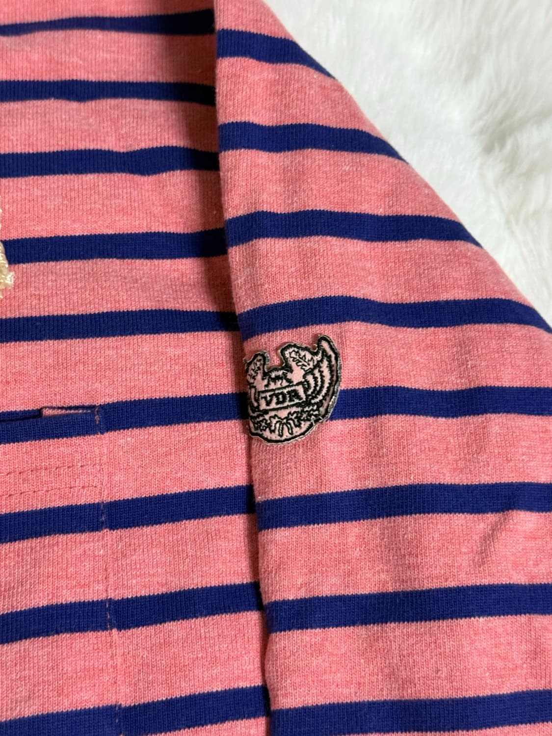 [M] VDR 롱슬리브 핑크 네이비 스트라이프 상품이미지3