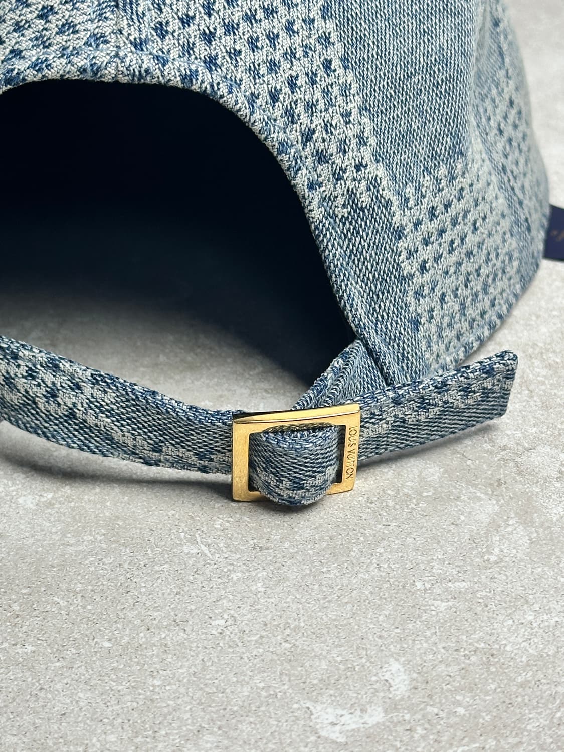 루이비통 데님 다미에 패치워크 캡   상품이미지5