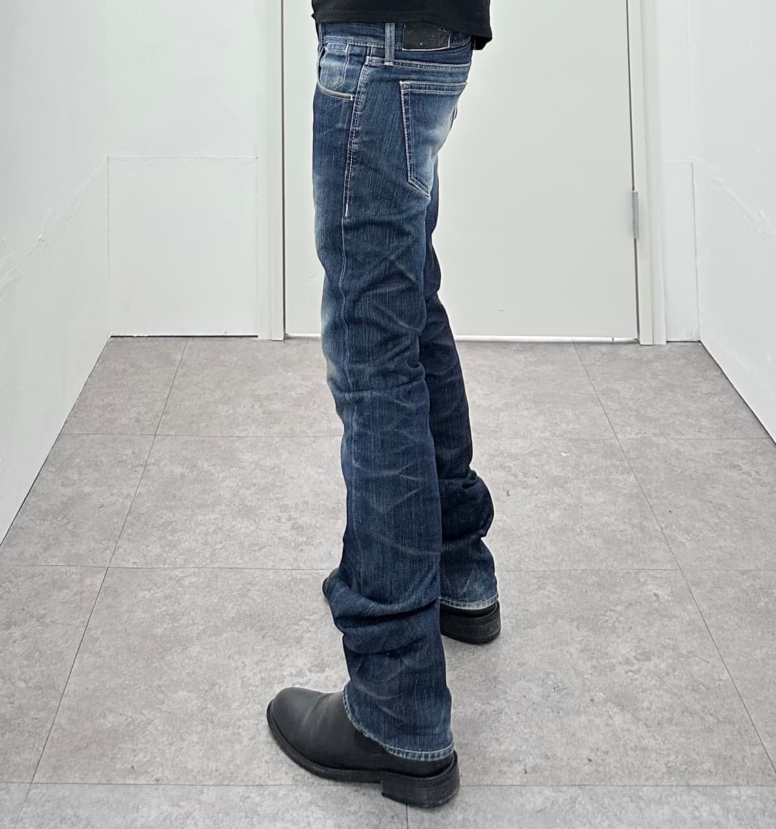 Murder License black fade lines denim je 상품이미지2