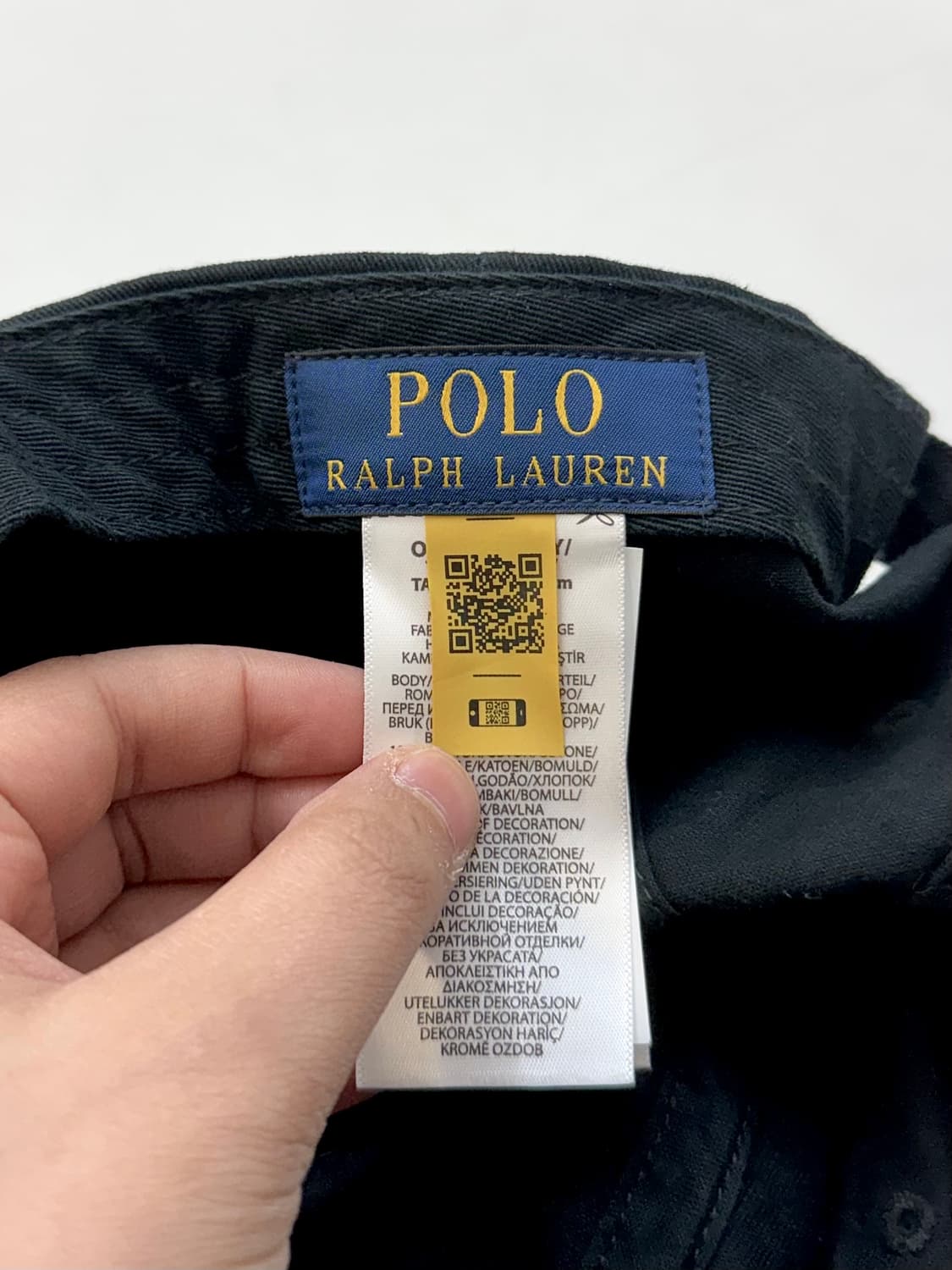 Polo 폴로 랄프로렌 블랙 볼캡 상품이미지3