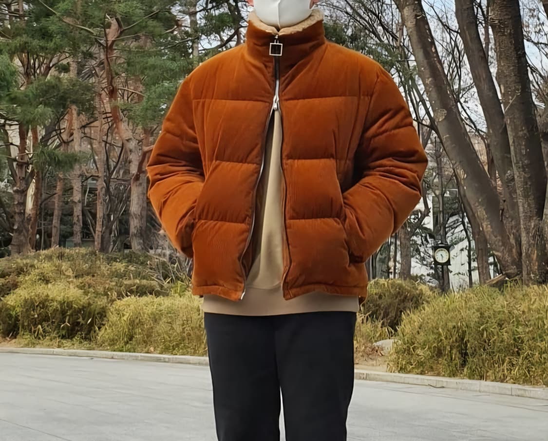 우영미 코듀로이 패딩 상품이미지4