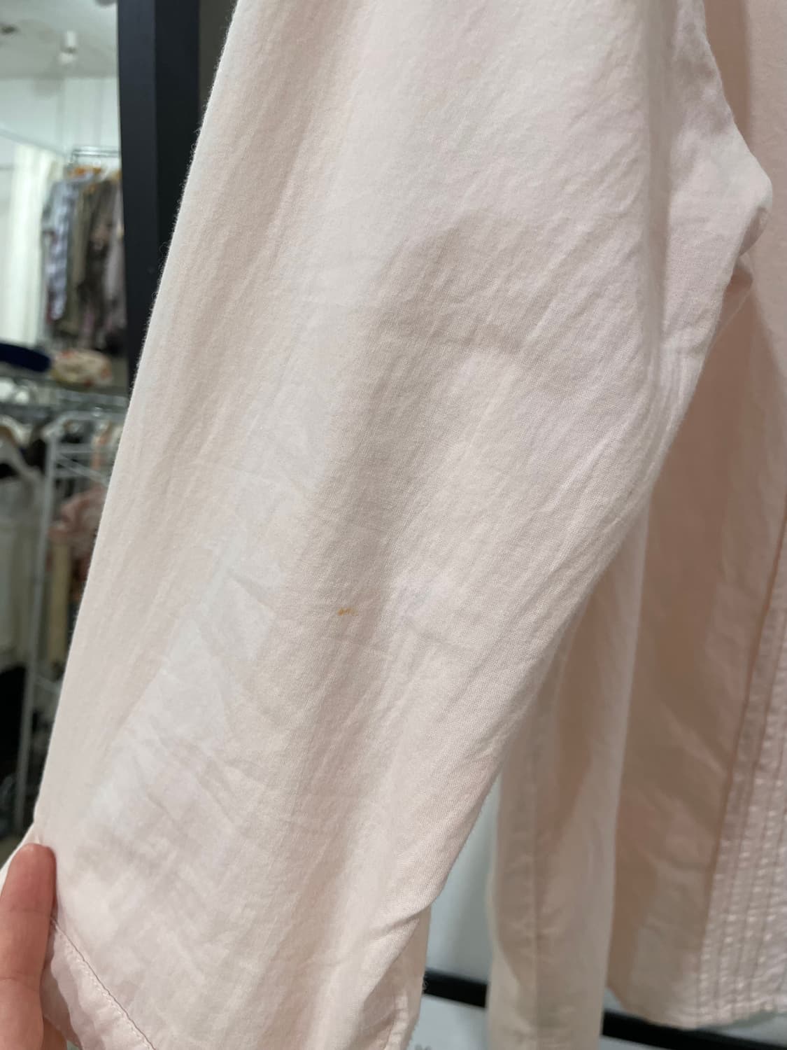 Soft Pink Pintuck Blouse 상품이미지10