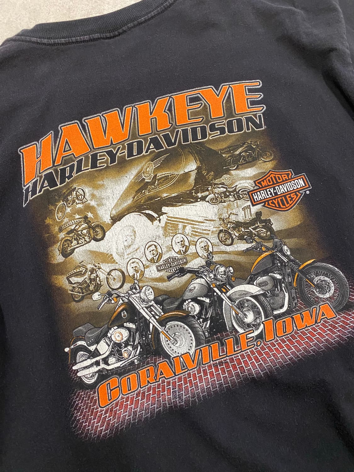 빈티지  Harley Davidson 스웻 반팔 상품이미지5