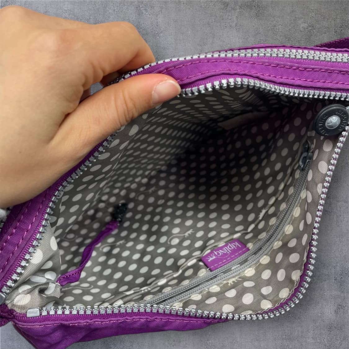 키플링 Kipling 퍼플 알바 크로스백 상품이미지7