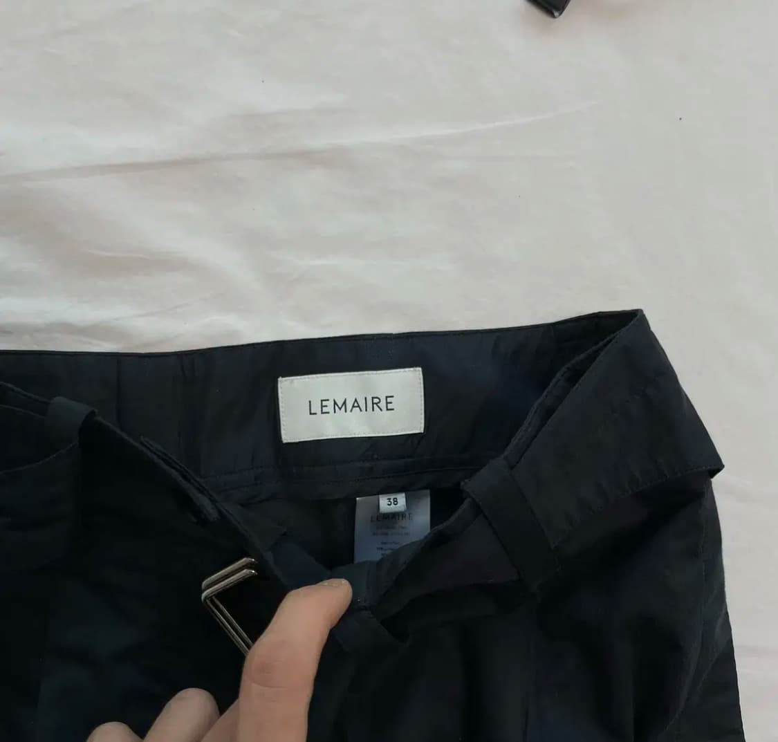 르메르 실크 포플린 3PS 셋업 다크네이비 상품이미지9