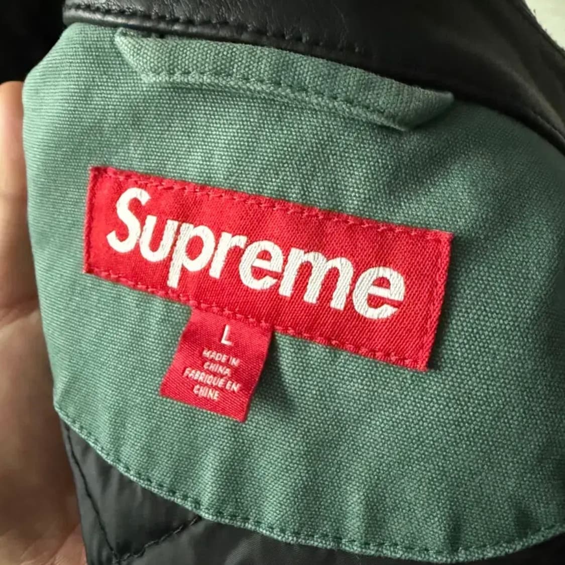 23FW 슈프림 레더 칼라 유틸리티 자켓 상품이미지6