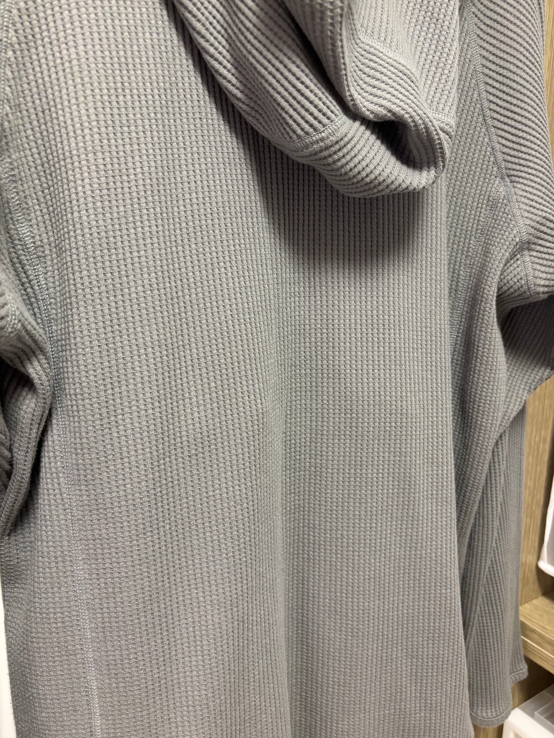 jichoiCOMFORT 24-001 WAFFLE ZIP HOODIE 상품이미지9