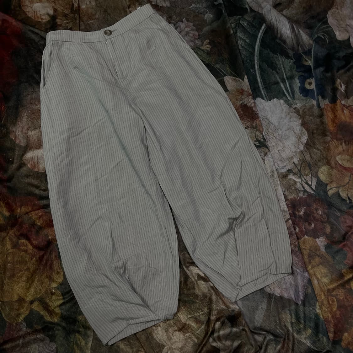 일본 빈티지 스트라이프벌룬팬츠 Free 상품이미지1