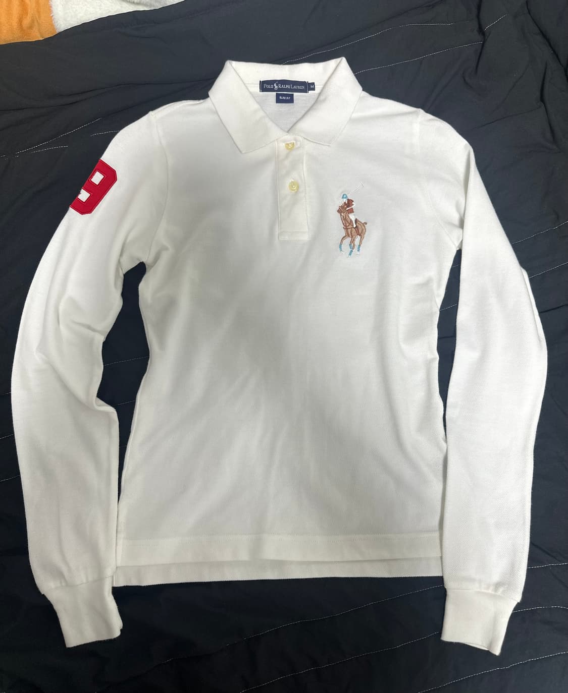 폴로 빅포니 슬림핏 카라티 화이트 희귀매물 상품이미지1