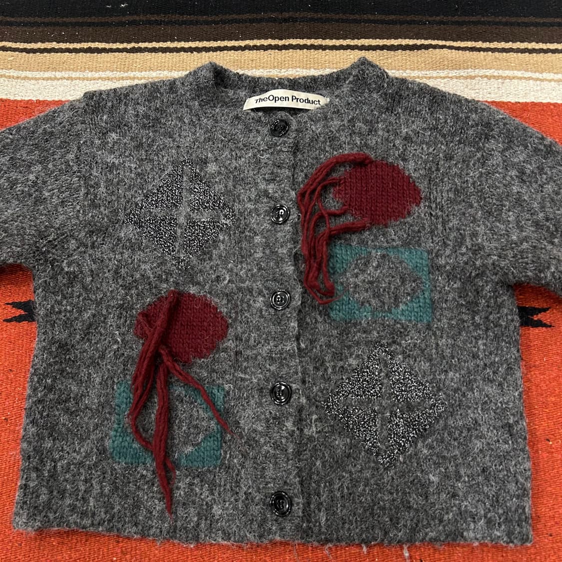 더오픈프로덕트 프린지 가디건 상품이미지3